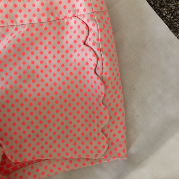 J. CREW polka dot scalloped shorts - Picture 3 of 4